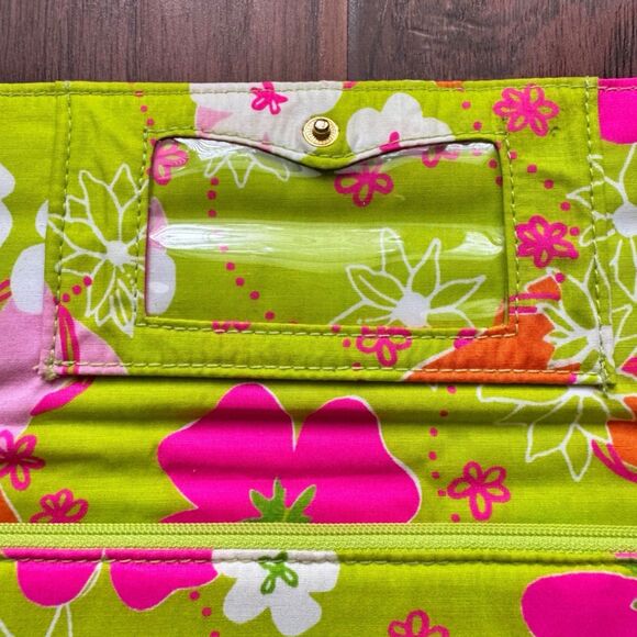 Lilly Pulitzer‎ Floral Clutch Wristlet Wallet Soft Cotton Bright Colorful Cute - Picture 5 of 15